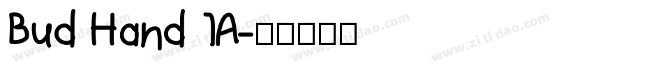 Bud Hand 1A字体转换